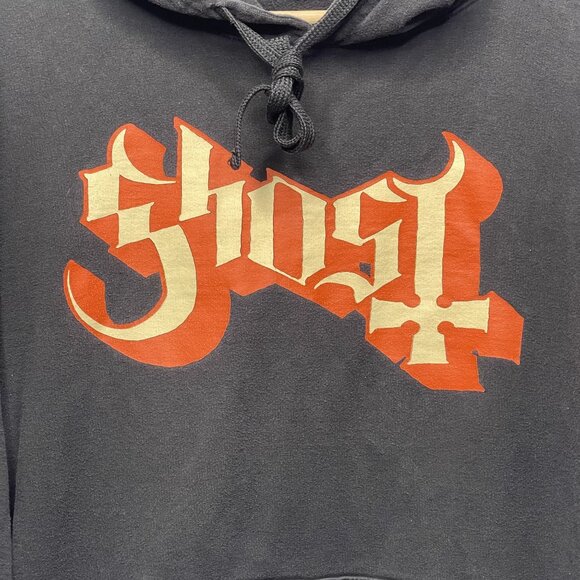 Ghost Papa Zero Papa Nihil Black Pull over hoodie  Mens Large - Picture 2 of 8